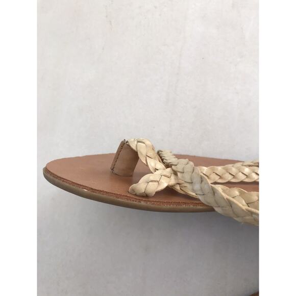 Nine West Sandals Flats Braided Strappy Emmalynol - Picture 6 of 8